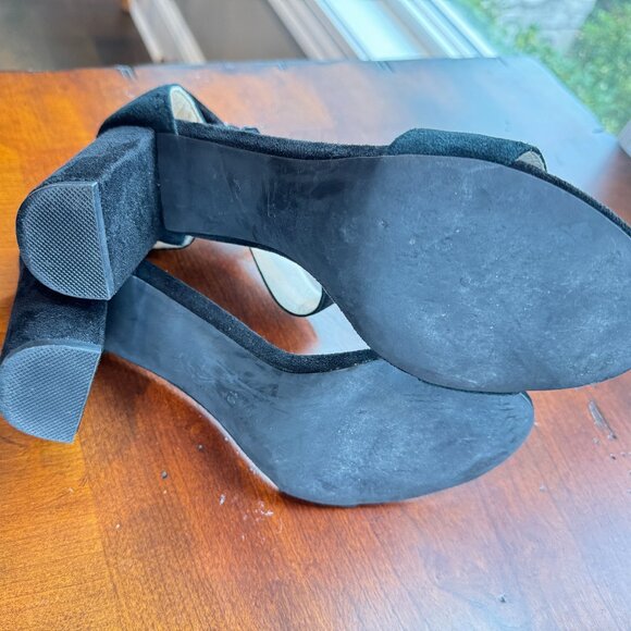 Jeffery Campbell Lindsay Black Suede Heels - Picture 8 of 10